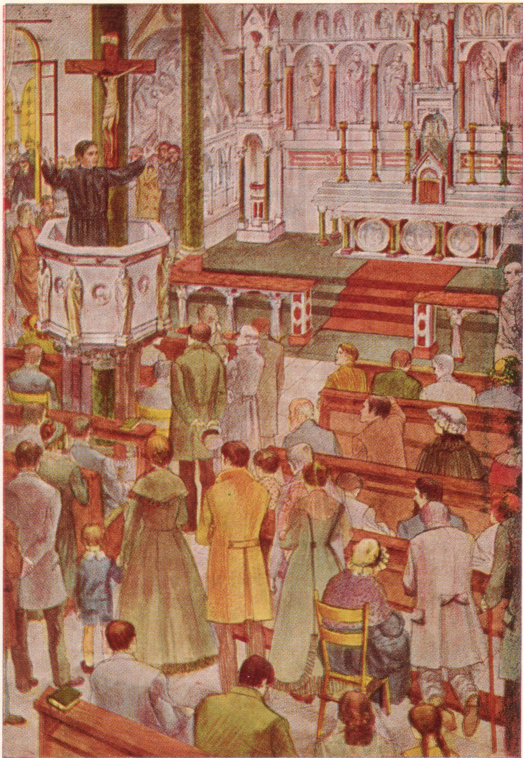 Blessed Dominic Barberi preaching